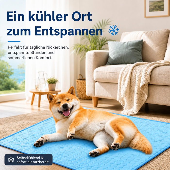 Kühlmatte für Hunde, selbstkühlend