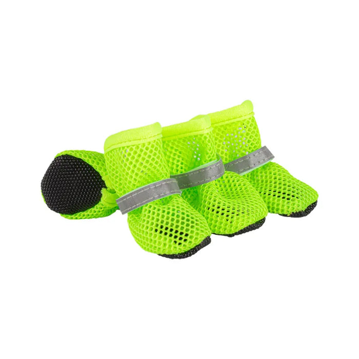 Atmungsaktive Hundeschuhe aus Mesh mit Gummisohle