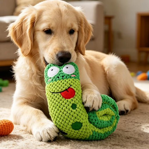 Plüsch-Schnüffelspielzeug für Hunde mit Quietscher