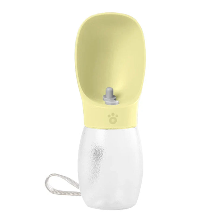 Auslaufsichere Trinkflasche für Hunde mit Napf, 300 ml